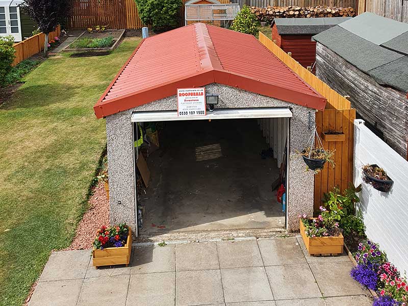 garage roofs glasgow